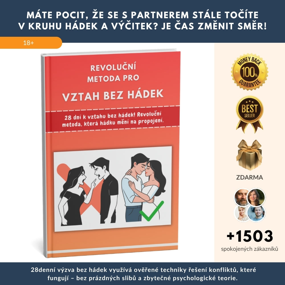 28 dní k vztahu bez hádek! Revoluční metoda, která hádku mění v propojení – rychleji, než jste si kdy mysleli! + BONUS