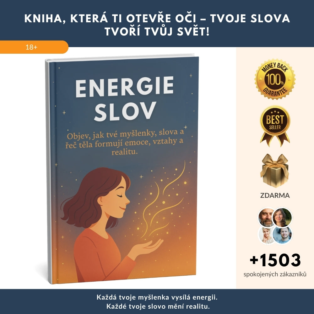 Energie slov! Kniha, která ti změní způsob myšlení – a tvou realitu! + BONUS