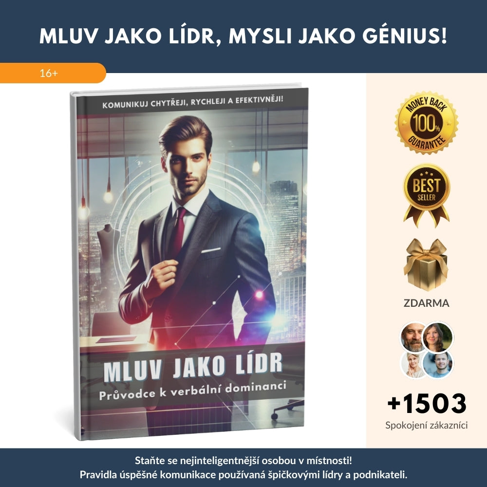 Mluv jako lídr, mysli jako génius: Komunikuj chytřeji, rychleji a efektivněji + BONUSY